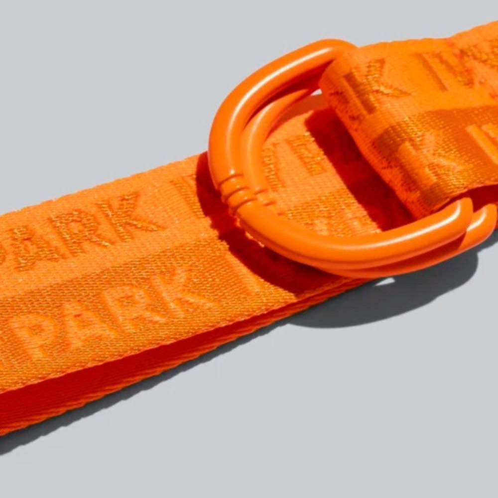 **SOLD** Adidas x Ivy Park logo belt (M/L) Orange